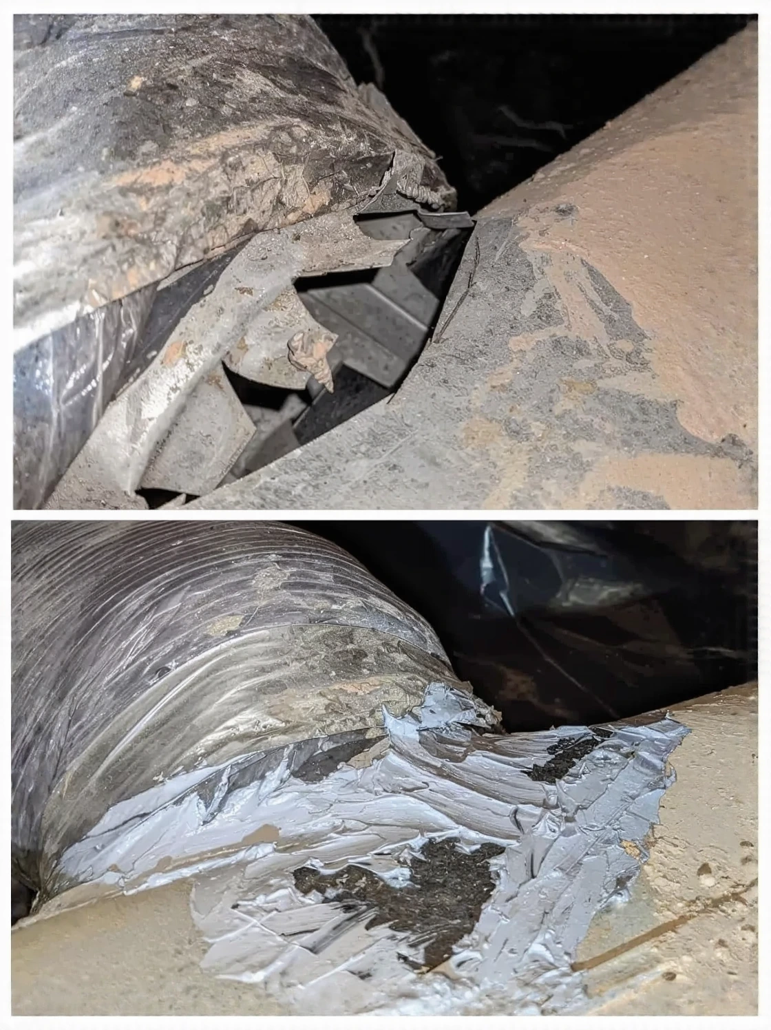 Customer review photo for I Sealed My Ducts With Mastic vs Tape — The Test Results