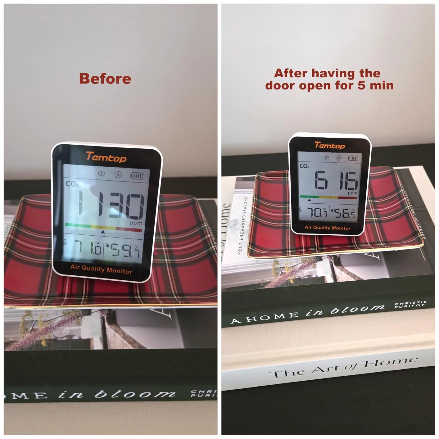 Customer review photo for Why Your Home Feels Stuffy: CO2 Levels You Should Know