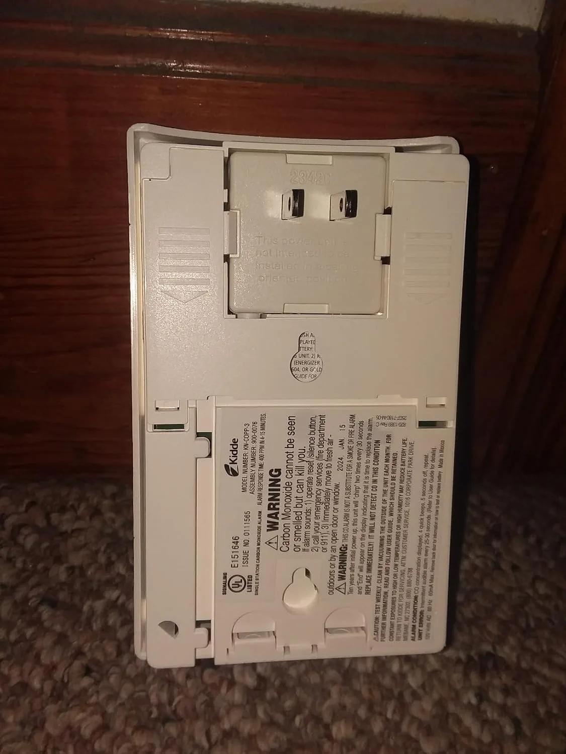 Customer review photo for Wrong CO Detector Placement Is Leaving Your Family at Risk